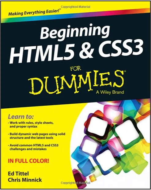 Cover of Beginning HTML5 and CSS3 For Dummies