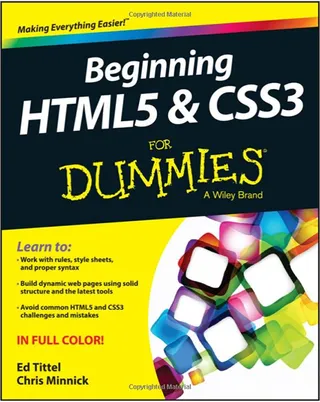 Cover of Beginning HTML5 and CSS3 For Dummies