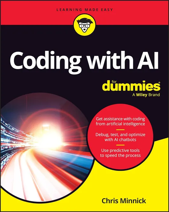 Cover of Coding with AI For Dummies
