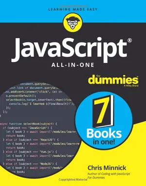 Cover of JavaScript All-in-One For Dummies